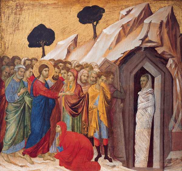 Duccio da Boninsegna - Resurrezione di Lazzaro Duccio da Boninsegna - Resurrezione di Lazzaro