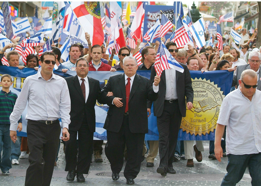 Febbraio 2020. Corteo di evangelici sionisti in USA. Febbraio 2020. Corteo di evangelici sionisti in USA.