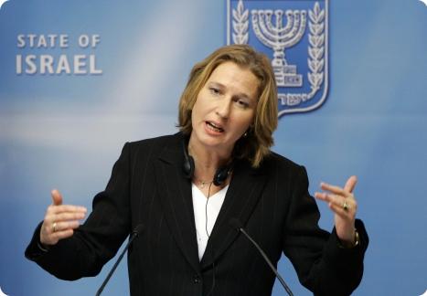 Stato sionista.Tzipi Livni nel dicembre 2008 Stato sionista. Tzipi Livni nel dicembre 2008